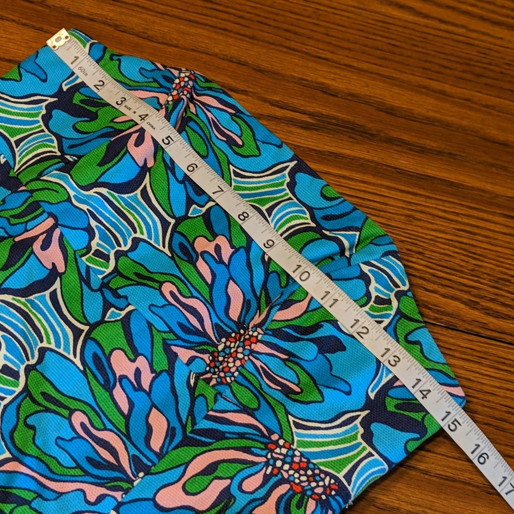 Lilly Pulitzer Bowen Dress 4 Navy Dress Rehearsal Strapless - Picture 5 of 10